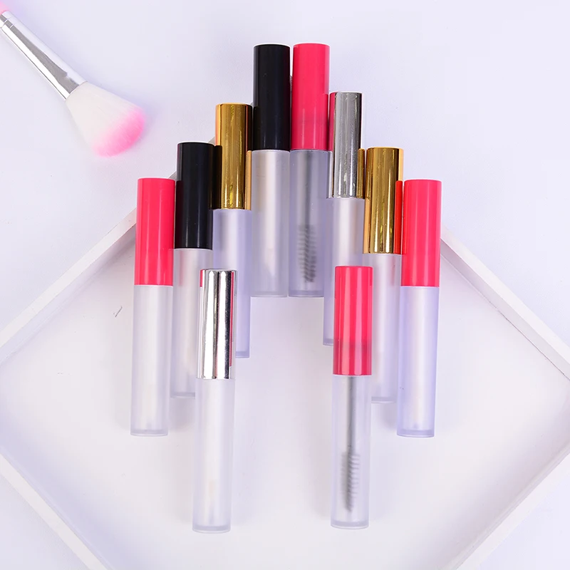 

2Pcs/lot Practical Pop Empty Eyelash Tube Mascara Cream Vial/Container Fashionable Drop Shipping 10.5x1.5cm