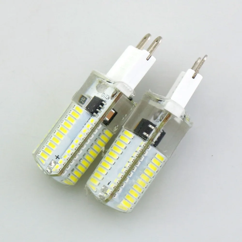 Энергосберегающий SMD 3014 64 светодиодный светильник с регулируемой яркостью G8 G4 E17
