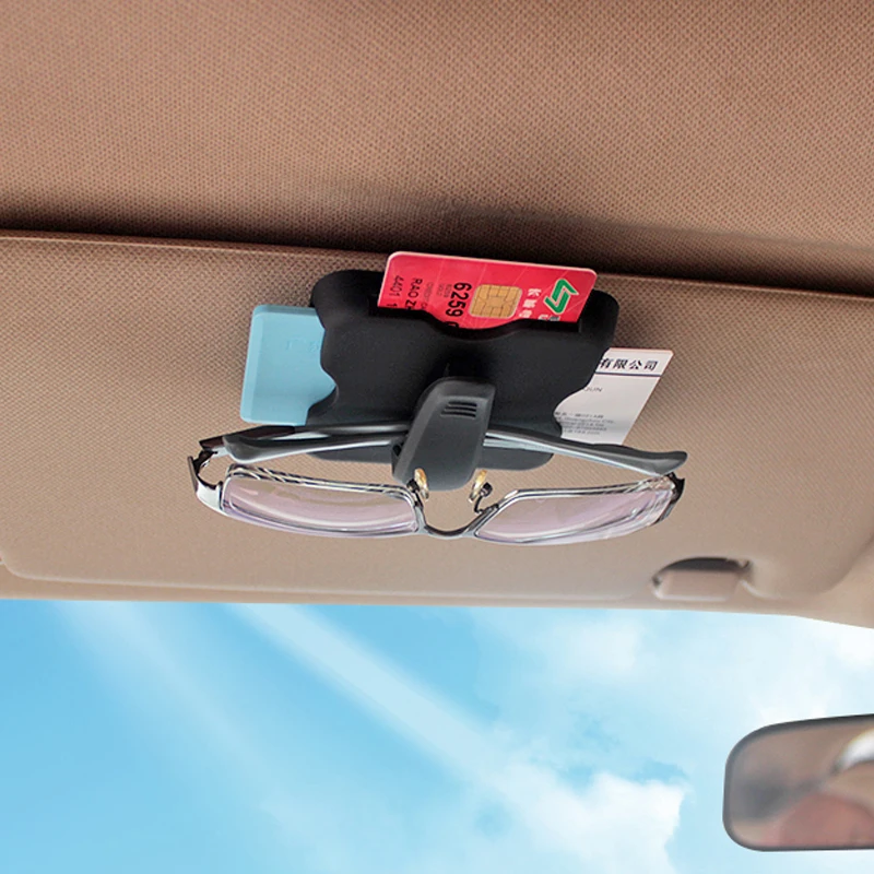 Car-Sun-Visor-Clip-Sunglasses-Eyeglasses-Glasses-Holder-Organizer-Storage-Case-Clips-Credit-Card-Package-ID (3)