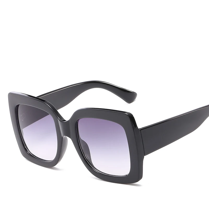 Роскошные брендовые дизайнерские зеркальные солнцезащитные очки квадратной формы женские большие солнцезащитные очки без оправы Oculos De Sol Shades