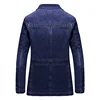 Chaqueta de mezclilla para hombre de marca, chaqueta de abrigo masculina de otoño Primavera, Chaqueta de algodón gruesa informal, chaqueta, chaqueta para hombre 3XL BG805 ► Foto 3/6