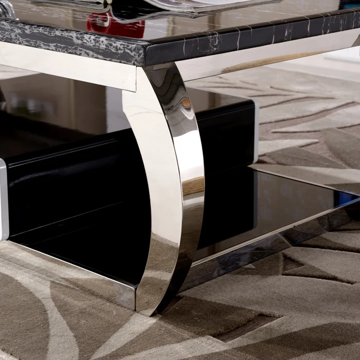 

Arc-shaped stainless steel table feet, sofa legs, chorme color polished stainless steel furniture hardware 35cm