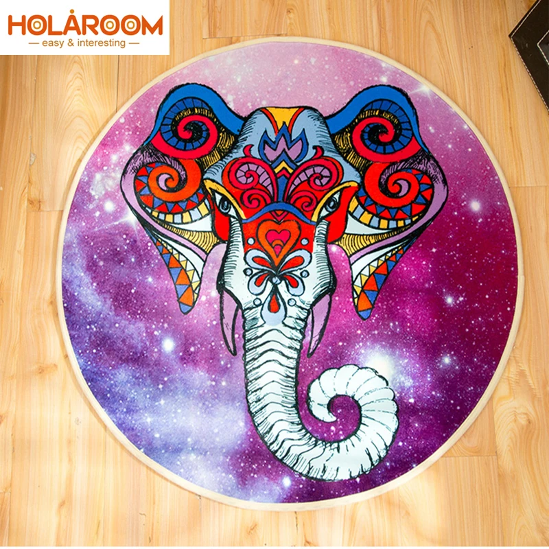 Чешские круглые Ковры противоскользящим коврик Ковры для гостиной Домашний Декор Ковры круглый дети тренажерный зал Ковры ребенка ползать Одеяло