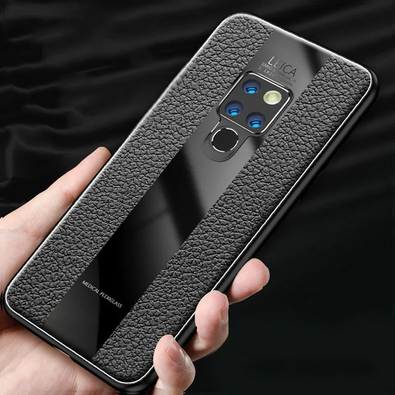 

Luxury Ultra-thin Soft Leather Case For Huawei Mate 20 X 10 Pro High Quality Fashion Silicone Cover For Huawei P20 P30 Lite Pro