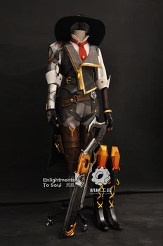 

[Customized] Game OW Ashe New Hero Dashing Outfit High Reduction Cosplay Costume Full Set Christmas Carnival Free Shipping New.
