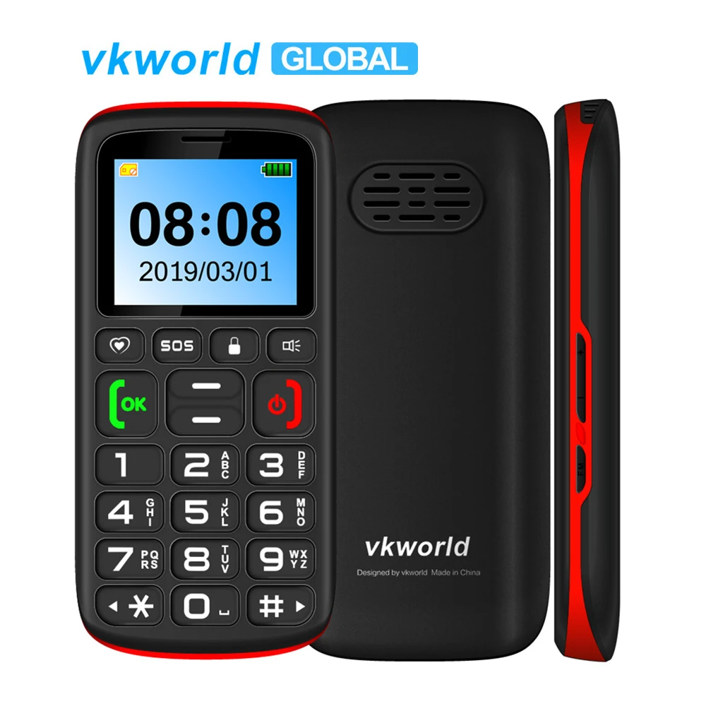 Vkworld Z3 многофункциональный мобильный телефон для пожилых детей мини клавиатура с