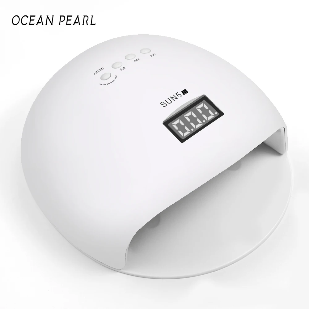 OCEAN PEARL SUN5X 48 Вт УФ Лампы для Ногтей UV LED Сушилка ЛЕД Лампа с Двойным Авто Датчиком