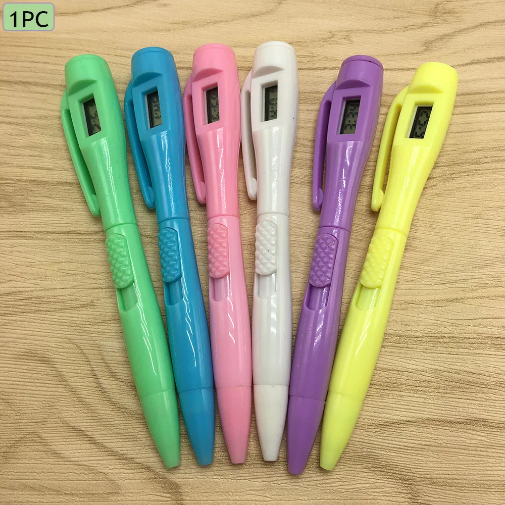 Electronic Watch Test Test Pen Electronics Clock Ballpoint Student Civil Servant To Work In An Office Special-Purpose Ball Pen