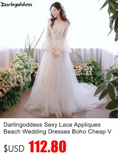 Реальные фотографии пляжные свадебное платье 2018 Спагетти ремень красочный Вышивка Кружева богемные Свадебные платья для беременных