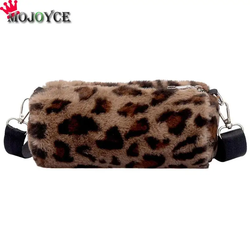 

Fashion Women Cylinder Sling Bag Girls Leopard Print Shoulder Satchel Bags for women 2018