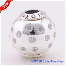 Подходит Pandora Браслеты IOY серебряные бусины новые оригинальные 925 пробы серебро талисманы DIY