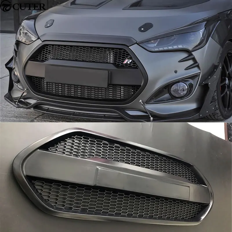 Racing Grills FRP Carbon fiber Grill for Hyundai Veloster