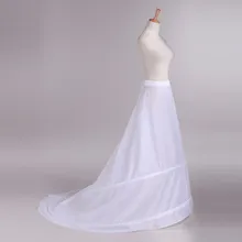2017 Salling Caliente Blanco Barato de La Sirena Barrer de Tren Enaguas de la Enagua de La Boda De Novia Vestido de Novia