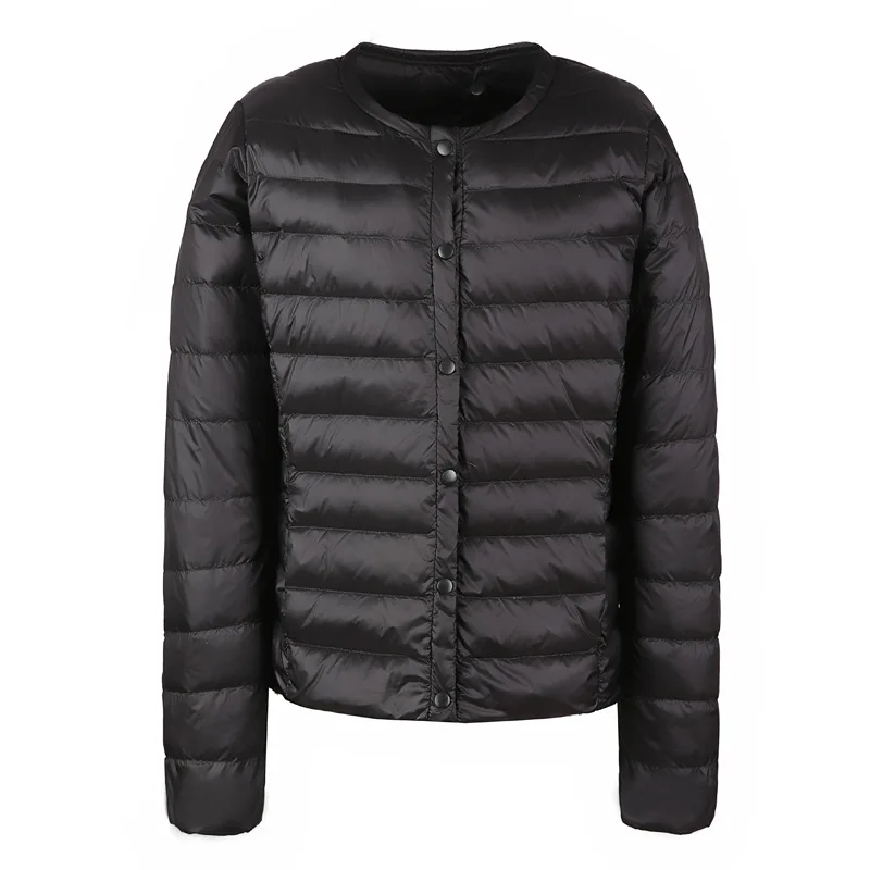  NewBang Feather Coat Ultra Light Down Jacket Women Lightweight Portable Slim Female Windbreaker Col