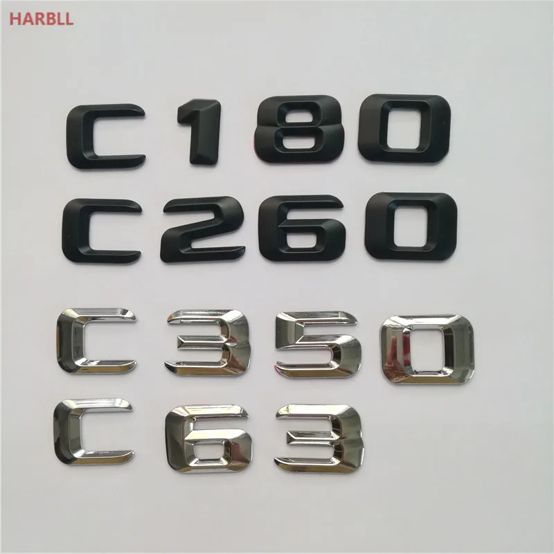 Для Mercedes Benz AMG C CLK CLS Class C43 C55 CL55 CLK55 CLS63 Эмблема багажника наклейка с хромовыми