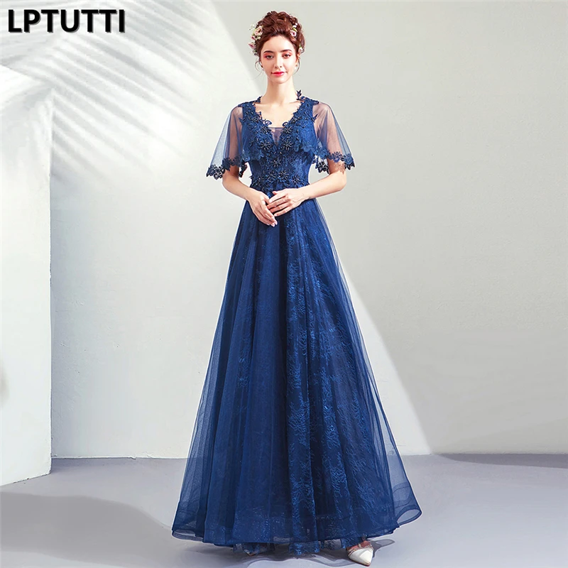 

LPTUTTI Embroidery Beading New For Women Elegant Date Ceremony Party Prom Gown Formal Gala Events Luxury Long Evening Dresses