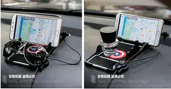 

Car Styling Molding Charger Anti Slip Pad For Renault Avantime Captur Kaptur Clio 3 4 Espace 4 5 Kangoo Latitude Accessories