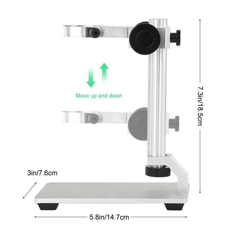 Портативный цифровой USB электронный микроскоп подставка держатель кронштейн мини камера настольная подставка алюминиевый сплав G600 для ремонта пайки