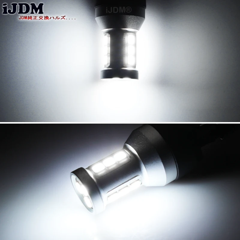 IJDM белый CANBUS H7 светодиодный светильник дневного света для BMW E82/E88/F20 1 серии, E90/E91 3 серии, E60/F10 5 серии, E84 X1, F25 X3