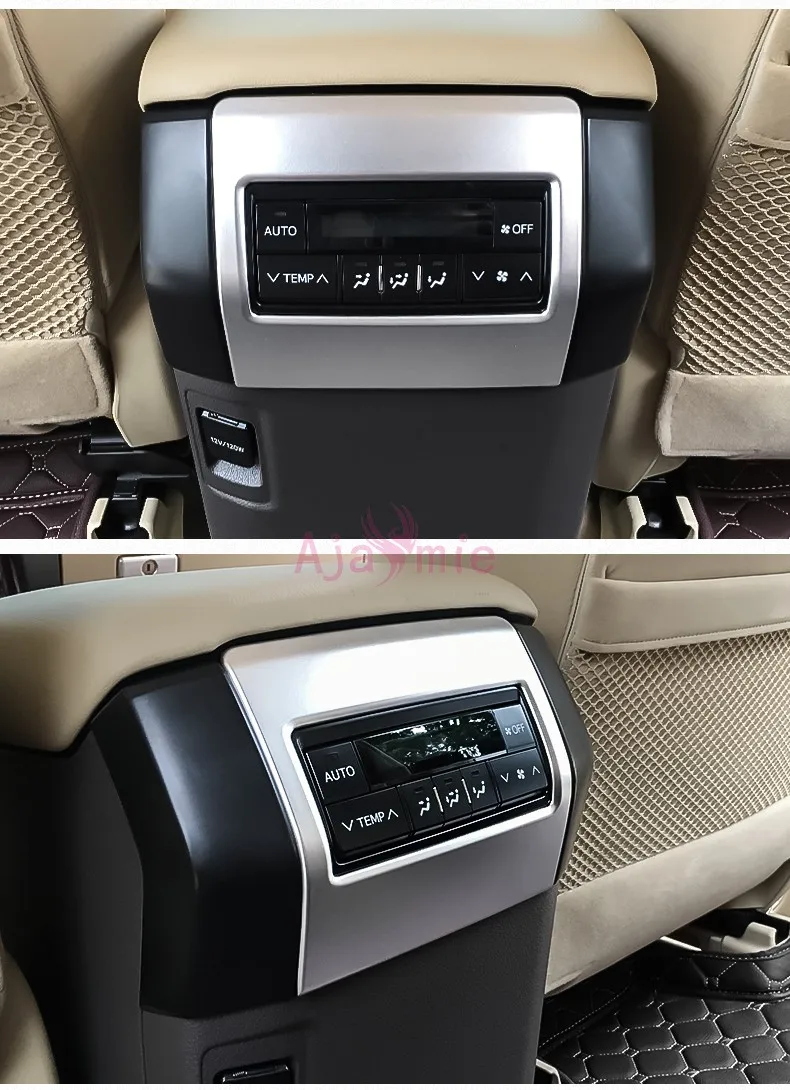 Аксессуары для Toyota Land Cruiser 150 Prado LC150 FJ150 2010- кондиционер вентиляционная крышка отделка розетки переменного тока деревянный автомобильный Стайлинг