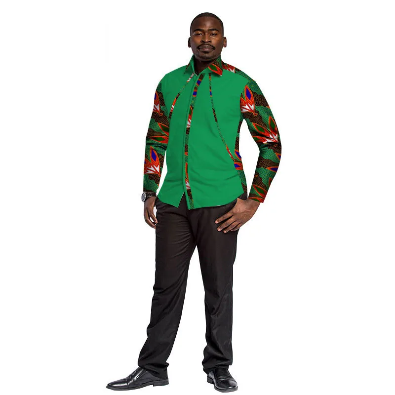 New-Bazin-Riche-Ankara-Top-Clothes-Dashiki-Mens-Shirts-Plus-Size-African-Design-Clothing-Patchwork-Print(18)