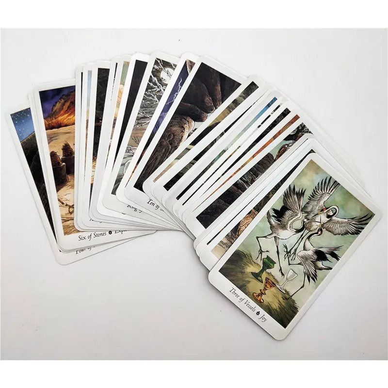 78 Cards/set Wild Wood Tarot Family Entertainment Kids Toys Deck And Guidebook Children's Educational Gift