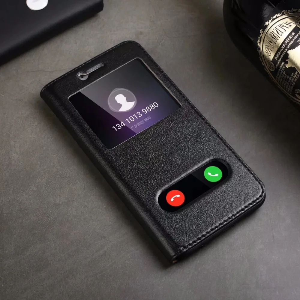 imágenes para Shell Funda de Cuero genuino para Huawei Honor 9 V9 8 Pro Cubierta Del Tirón Ventana de Visualización Del Sostenedor Del Soporte Elegante Magnético caso imágenes para Shell Funda de Cuero genuino para Huawei Honor 9 V9 8 Pro Cubierta Del Tirón Ventana de Visualización Del Sostenedor Del Soporte Elegante Magnético caso