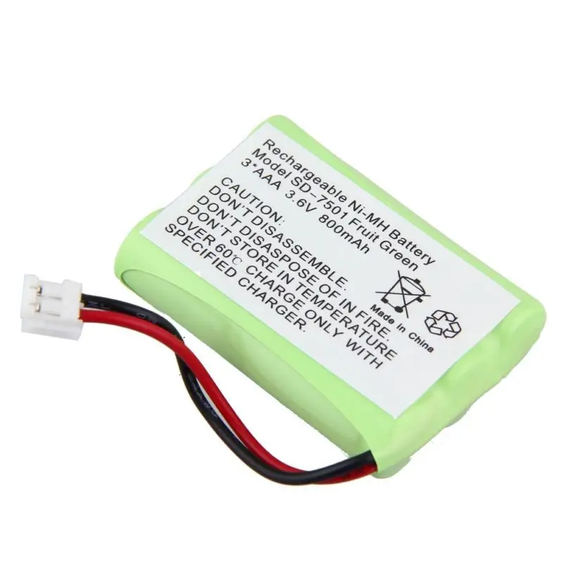 Ni-MH 800mAh 3,6 V сменная Беспроводная батарея для домашнего телефона Motorola SD-7501 V-Tech 89-1323-00-00 AT& T Lucent 27910