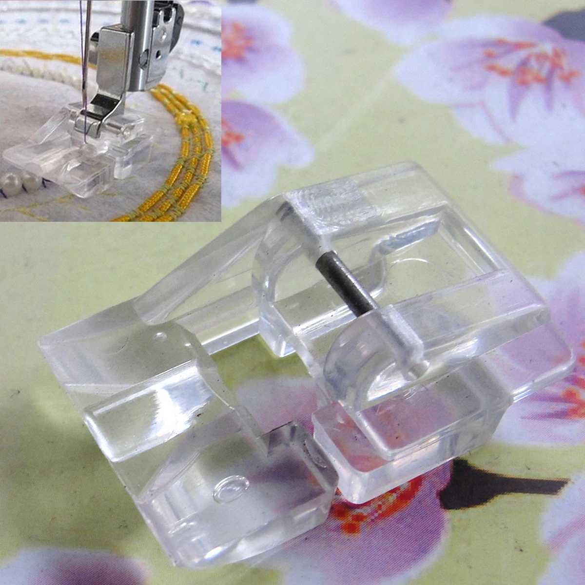 Pearls & Sequins Foot Round Bead Foot Fits Singer / Brother / Babylock 9910