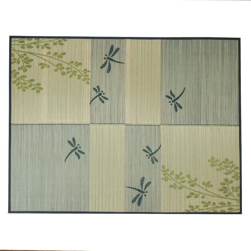 buy Foldable Floor Large Rug Carpet Rectangle 176x230cm Grass Rush Tatami Mat Summer Living Room Mattress Portable Oriental Carpet