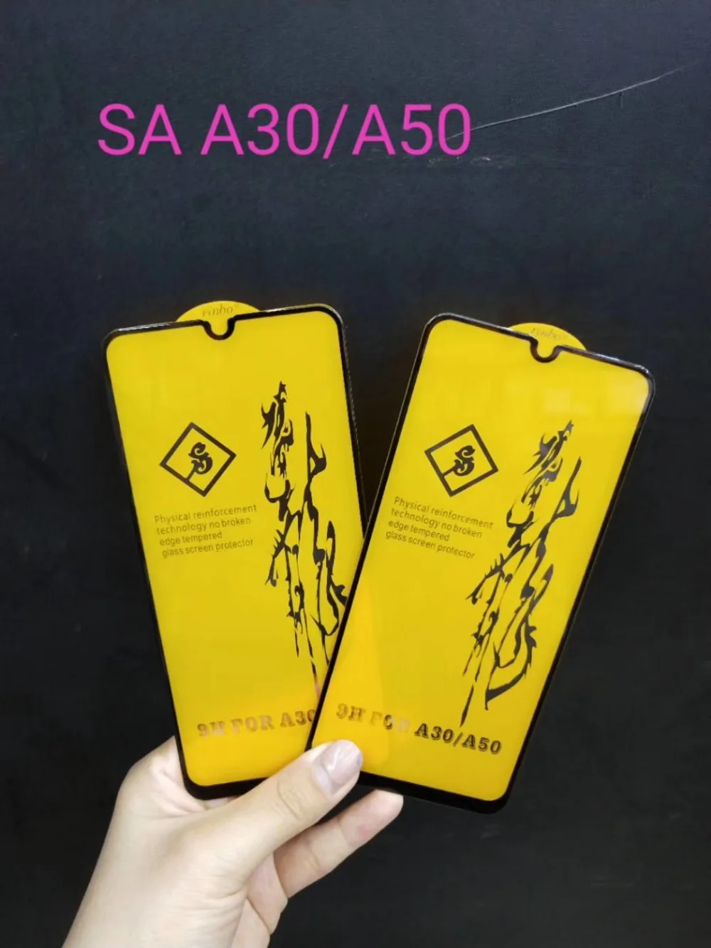 

Bonaier 9H Full Glue& Full Cover Tempered Glass For Samsung Galaxy A50 A30 A505F A305F Screen Protector Protective Glass Film