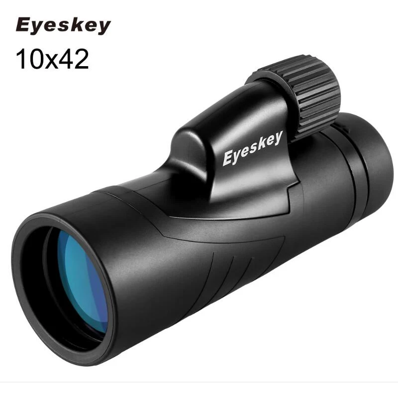 High Power 10x42 Monocular Telescope Bak4 Prism Optics Outdoor Camping Hunting Spotting Scope Monocular Waterproof Binoculars