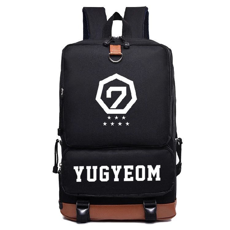 Новый kpop GOT7 YUGYEOM Марк JR же нейлон Мода школьный рюкзак сумка