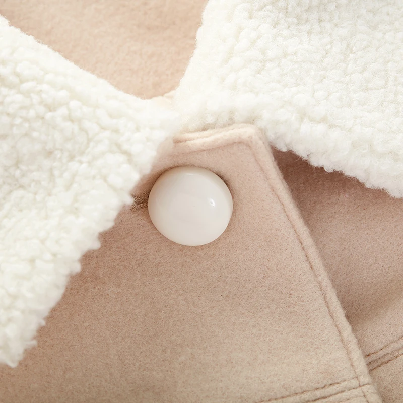 ARTKA осень и зима новое женское однотонное свободное винтажное пальто из искусственного меха ягненка женская куртка WA10289Q