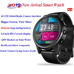 Умные часы для мужчин 1 + 16 Гб MTK6739 600 мАч Smartwatch gps ГЛОНАСС sim-карты Часы Android наручные pk amazfit bip reloj inteligente