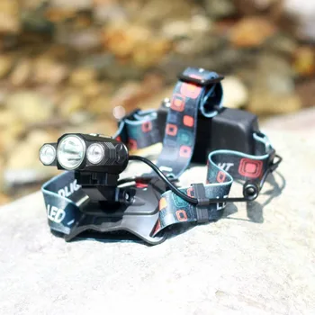 

YUPARD XM-L T6 LED 2*Q5 LED bright Headlamp Head Lights bicycle light bike lamp cycling light 18650 rechargeable headlight