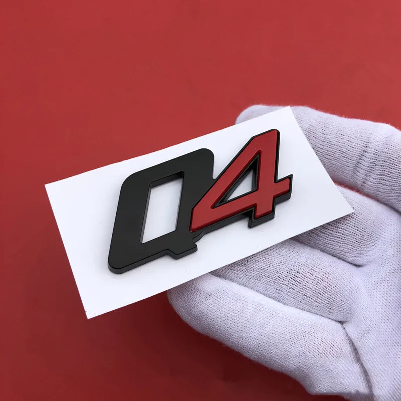 Высокое качество 3D ABS хромированные Q4 SQ4 GTS эмблема знак наклейка на автомобиль