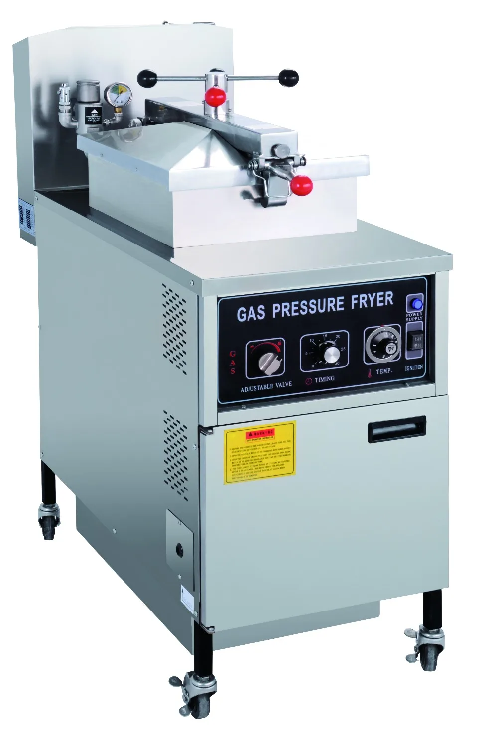 MDXZ 25C Gas chicken Deep fryer for Duck Chicken pressure fryers for