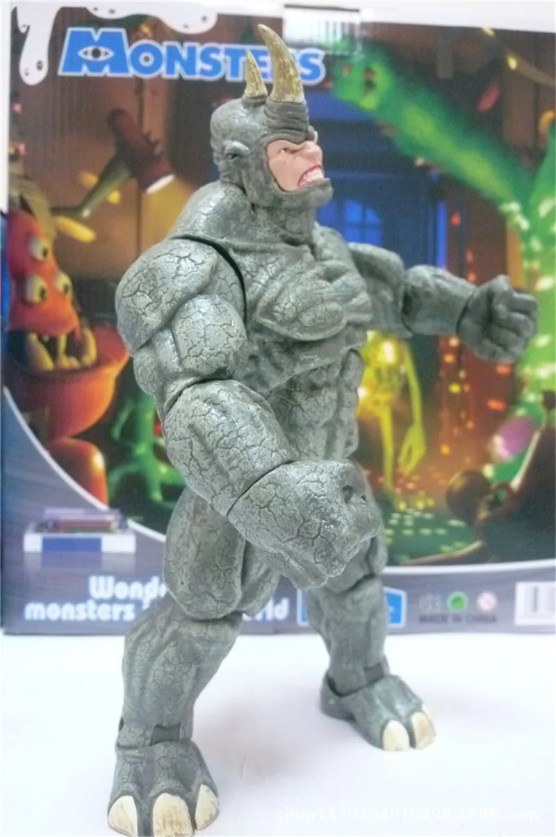 Marvel обратный Супергерои носорог Суставы подвижные ПВХ фигурка модель игрушки Spdierman 22 см