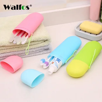 

WALFOS Travel Toothpaste Toothbrush Holder Cap Case Portable Household Storage Cup Outdoor Holder Bathroom Accessories