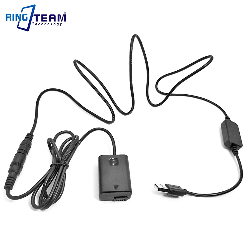 USB 5 В FW50 поддельный Аккумулятор для Sony камеры NEX 3 7 A55 a7 a7R a7II a6000 a3000 A6300 A6500 с