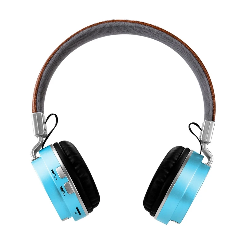 

Wireless Bluetooth Headset Headset Hifi Wireless Stereo Esports Game Folding Sports Headphones Blue + Black Plastic