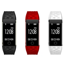 Умный Браслет сердечного ритма Мониторы 0.96 ''OLED Сенсорный экран IP67 Водонепроницаемый смарт-браслет Дистанционное управление