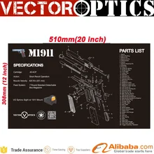 10 шт. Вектор Оптика резиновая оружейник Bench 1911 пистолет Тематические товары про рептилий и земноводных пистолет Коврики со всеми Запчасти список для пистолета 1911 интимные аксессуары