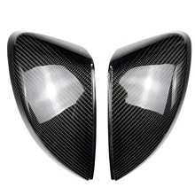 1 Pair Side Mirror Covers For Cars For-Audi A3 S3 8V Rs3 Side Wing Mirror Covers Caps(Carbon) Replace 2013 20