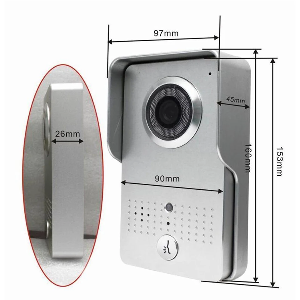 Smart IR Night Vision Wireless Magnetic Door
