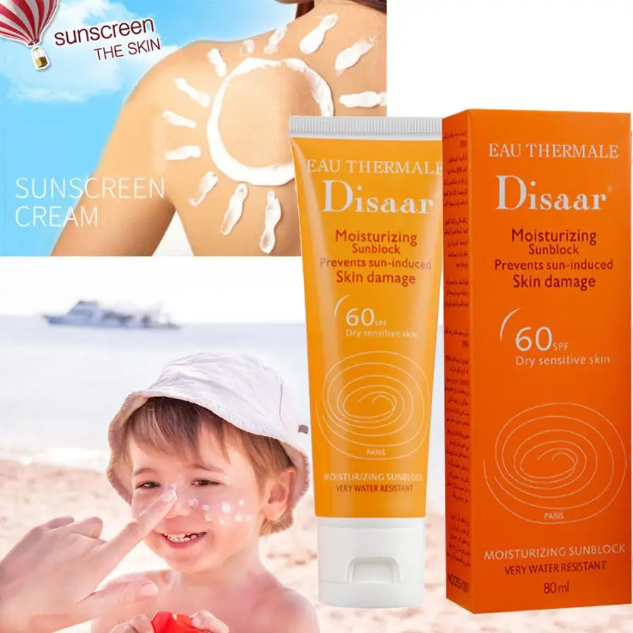 

Beauty Skin Care 80g Face Sunscreen Spf Max SPF60+ Oil Free Radical Scavenger MAR30