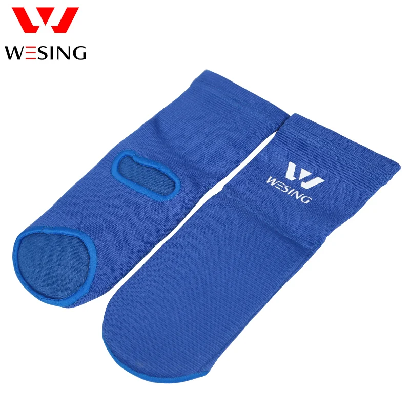 Фото Боксерские носки Wesing Instep Guard, Профессиональные боксерские носки Sanda Muay Thai для поддержки голеностопа, защитные прокладки для ног, 100% хлопок №5