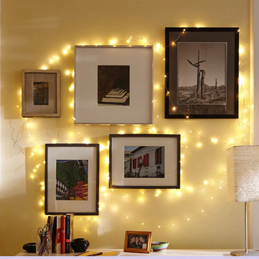 Buy 3D Copper Wire Fairy Lights Remote Control