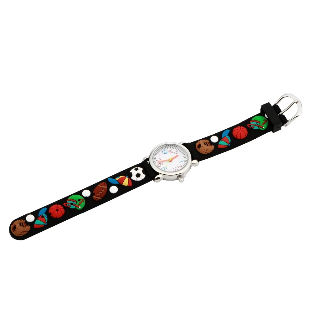 Водонепроницаемые детские часы Детские Силиконовые наручные часы бейсбольный бренд кварцевые наручные часы модные повседневные часы Relogio